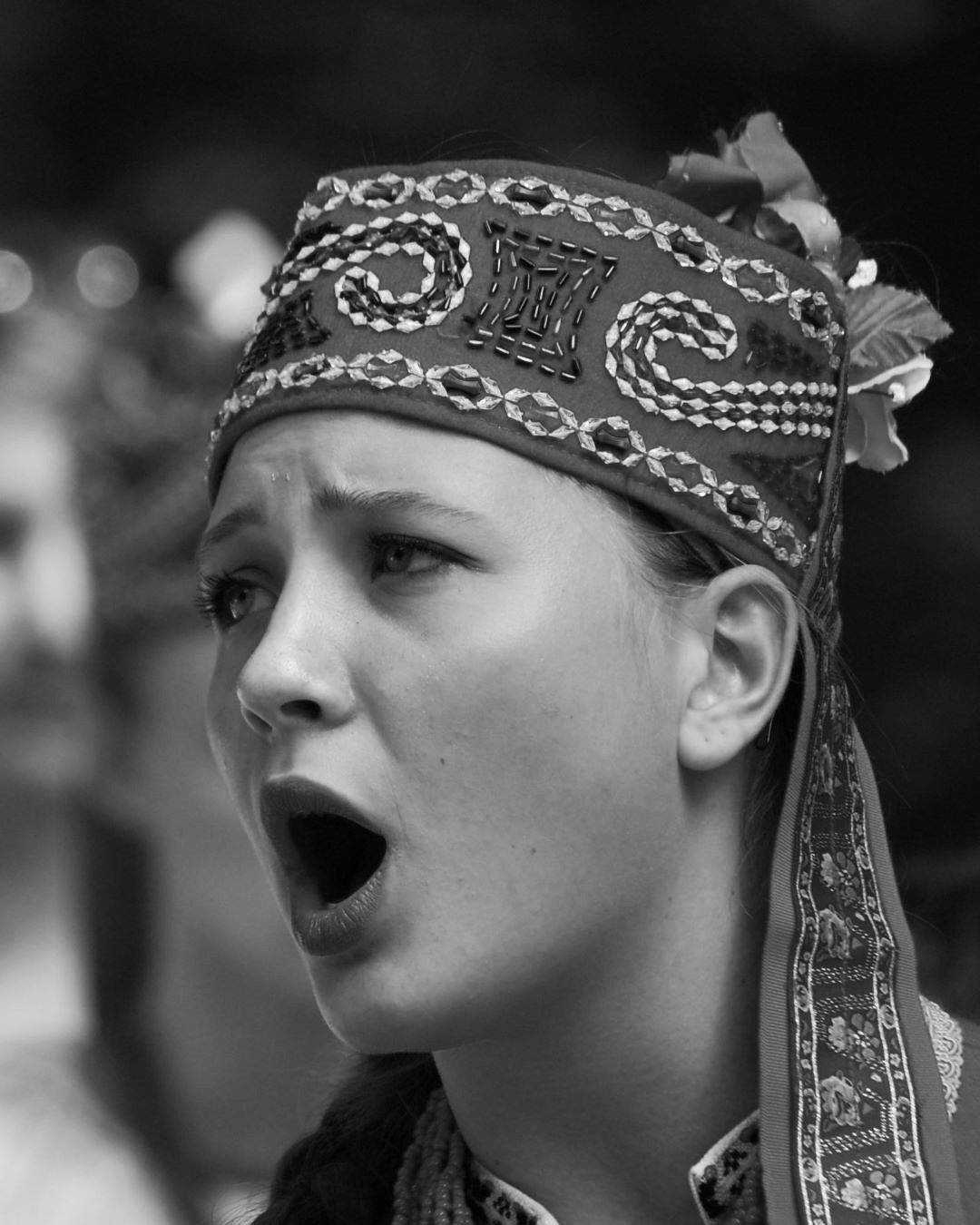 Cleveland Cultural Gardens: One World Day in Black and White